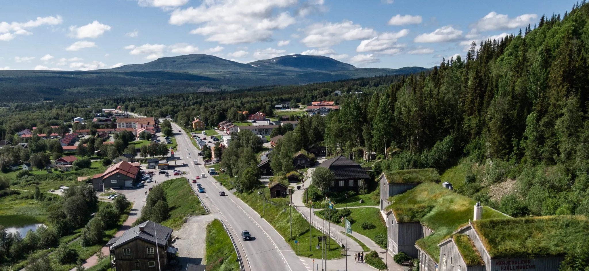 Vy över Funäsdalen