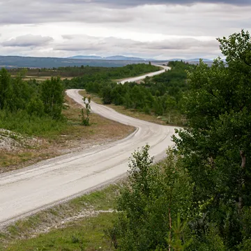 Cykla gravel över Flatruet