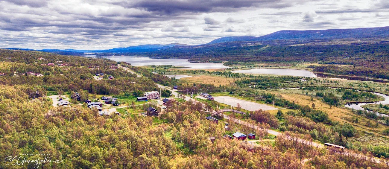 Tänndalen by och Svanåfallet