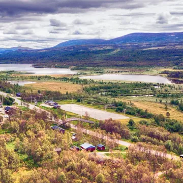 Tänndalen by och Svanåfallet