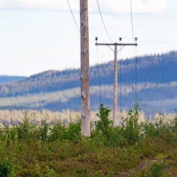 Cyklist på cykelleden Kraftgatan